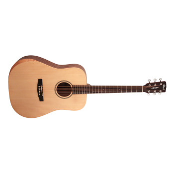 Cort EARTH BEVEL CUT OP Eğimli Kasa Akustik Gitar (Orta/Profesyonel Seviye) | Konforlu Kol Desteği (Bevel Cut), Masif Sitka Ladin Kapak ve Open Pore Doğal Bitiş